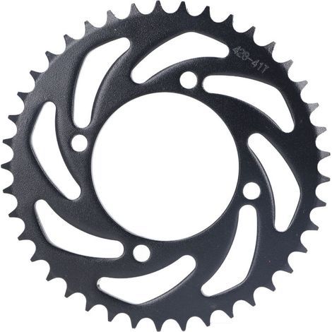 Pignon arrière ANGGREK 41T 428, pignon de 41 dents, métal haute résistance, adapté aux motos tout-terrain, aux sentiers forestiers et aux fosses à moto. (1/5)