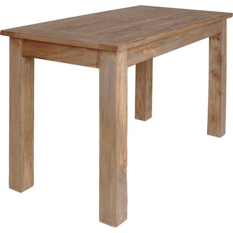 Maison Exclusive - Table à manger bois d'acajou massif 120x60x77 cm