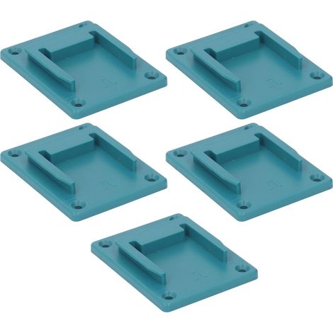 5-teiliges, robustes ABS-Aufbewahrungsregal, stabile Halterung für 18-V-Lithium-Bohrschrauber, Wandorganizer für Bosch-Werkzeuge, Blau (1/5)