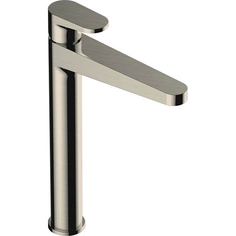 RAK Ischia Brushed Nickel Tall Basin Mixer Tap - RAKISH3003N (1/2)