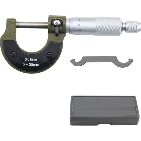 Außenmikrometer 0–25 mm, Außenmikrometer, Außenmikrometer 0,01 mm, Messschieber, Außendurchmesser-Messwerkzeug, digitales Mikrometer, hochpräzises Werkswerkzeug