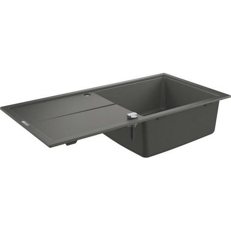 Grohe Lavelli - Lavello composito K400 con scarico automatico, 100x50 cm, granito grigio 31641AT0 (1/5)