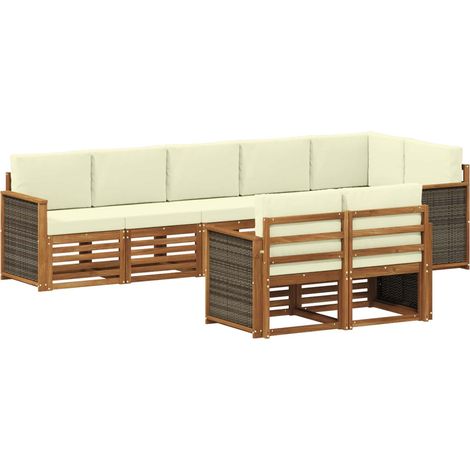 Juegos de sofás Madera de Acacia Sólida vidaXL (1/5)