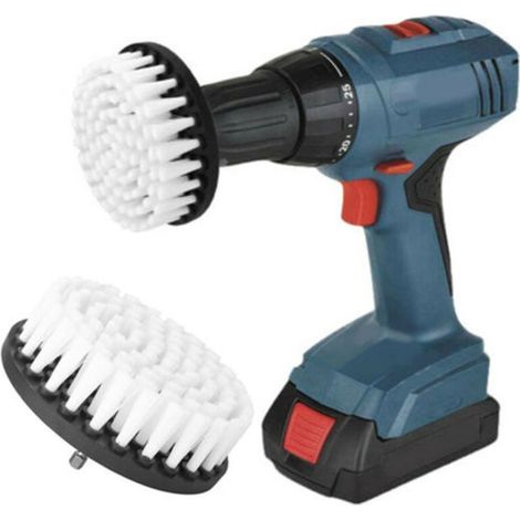 Irovami Brosse perceuse joints 10cm – Nylon, nettoyage carrelage/voiture – Idéal pour salle de bain, garage, maison (1/5)