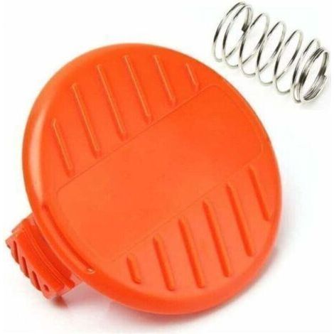 2pcs Spool Cap Cover + Spring Replacement Parts for BLACK+DECKER STC1815 GL4525 Grass Trimmer 385022-03.. (1/4)