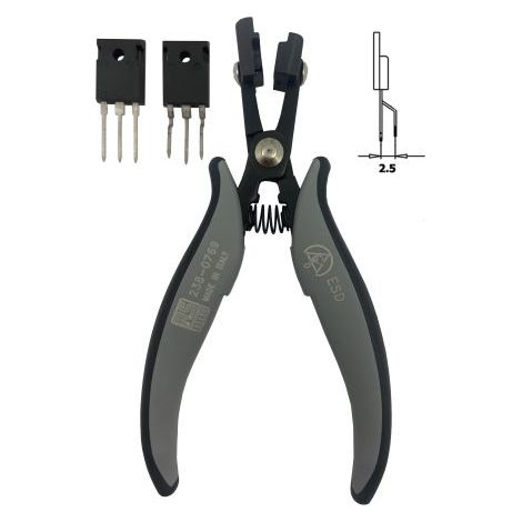 Pince de formage RS PRO, L. (hors tout) 158 mm, 1 pièce(s) ( Prix pour 1 )