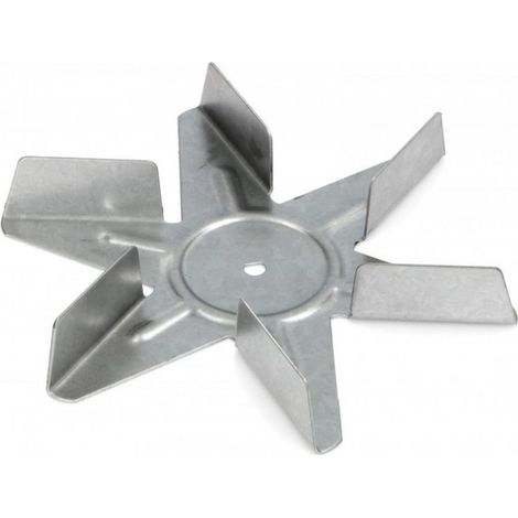 VENTOLA MOTORE FORNO VENTILATO UNIVERSALE In alluminio. 6 pale, Ø150mm. Altezza: 20mm.