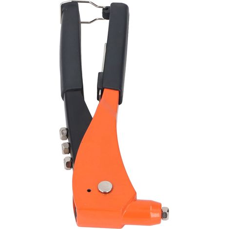 Riveteuse manuelle ergonomique et facile à utiliser, avec 4 têtes interchangeables (2,4 mm, 3,2 mm, 4 mm et 4,8 mm). (1/5)