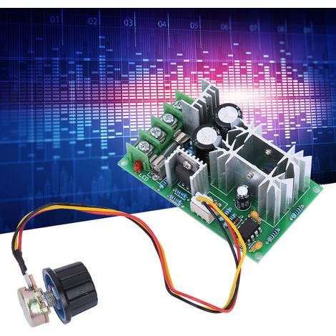 DC 9-60V 20A DC Elektromotor Drehzahlreglerplatine PWM Motor Drehzahlregler (1/5)