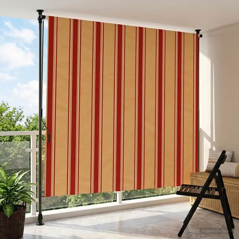 vidaXL Store Roulant Extérieur Multicolore 150 x 270 cm