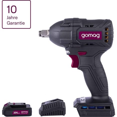Gomag Akku Schlagschrauber GO-SCS350BL 20V 2,0 Ah Starterkit 350Nm 3600bpm (1/5)