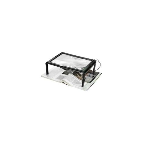 Loupe LED journal pliable ultra mince A4 pleine page loupe loupe lecture loupe loupe avec 3x 4 ampoules LED pour la lecture pour le tricot
