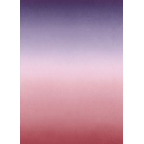 papier peint panoramique gradient de couleur dip-dye à hauteur de chambre violet et rose  - ESTAhome (1/5)