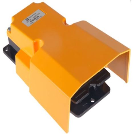 Interruptor de pedal 200x100 de aluminio negro (1NO/1NC) 15A FS504