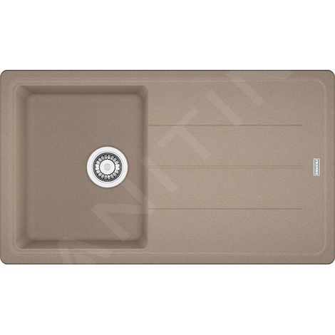 Franke Basis - Évier en fragranit BFG 611-86, 86x50 cm, cachemire 114.0494.911 (1/3)