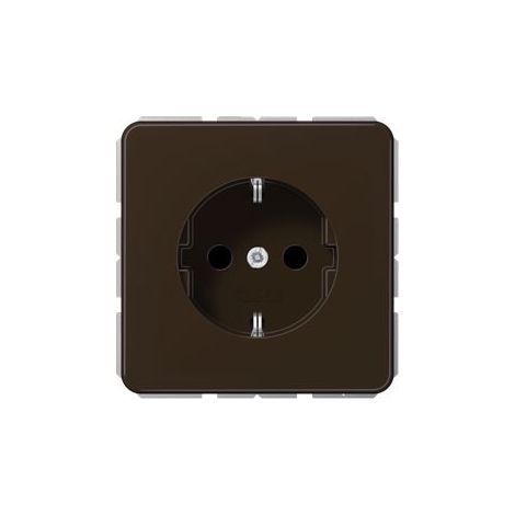 Jung Base SCHUKO®, 16 A 250 V , duroplástico, serie CD, marrón CD 1520 BR