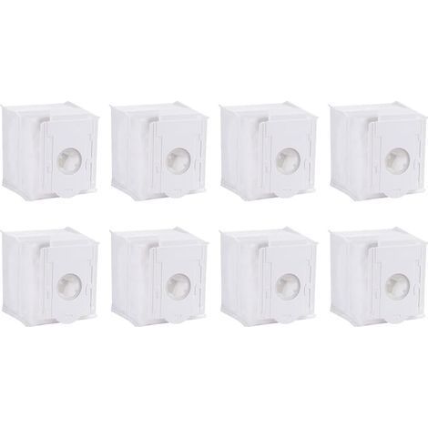 Lot de 8 sacs à poussière de rechange pour aspirateur balai sans fil Samsung VCA-ADB90, compatible avec les stations de nettoyage des séries Jet 70, 75 et 90. Accessoires et pièces détachées inclus. (1/5)