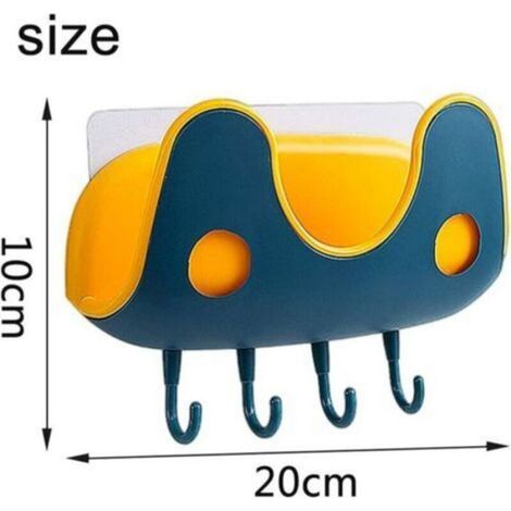 2 supports de rangement couvercles de casserole – mural – sans perçage (1/5)
