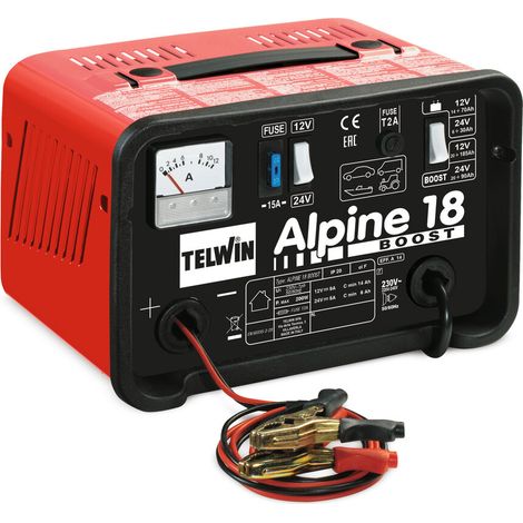 Cargador de baterías Alpine 18 Boost 230 V 12 - 24 V TELWIN