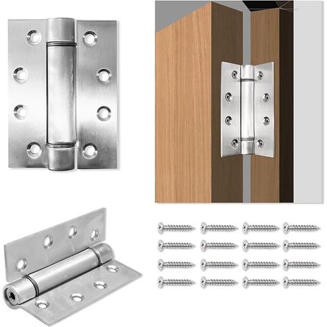 Ferme Porte Hydraulique Automatique, Groom Fermeture Porte à Ressort Réglable, Charnière Tampon Fermé pour l'extérieur, Porte Intérieure (1/5)