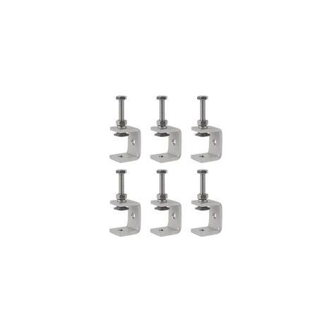 Mini Serre Joints C Acier Inox 30mm Lot de 6 Pièces Réglables, Pinces pour Travaux Bois, Soudage et Menuiserie (1/5)