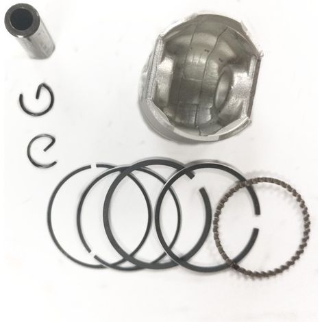 Motorcycle engine cylinder and piston parts compatible with Suzuki Choinori 50LT-Z50: piston rings and pistons (1/4)
