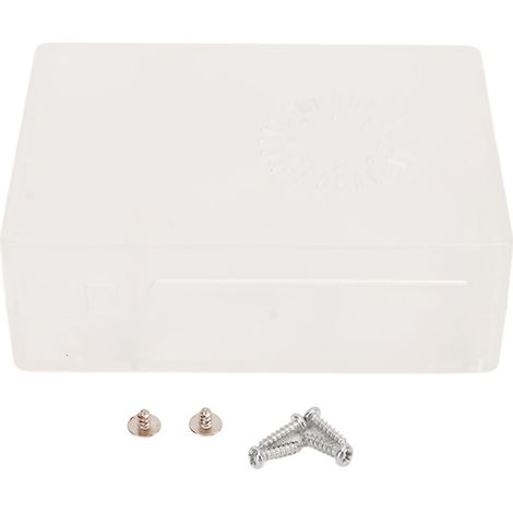 Boîtier de protection ignifuge ABS sans bavure pour Raspberry Pi 3 Modèle B+, coque transparente (1/5)