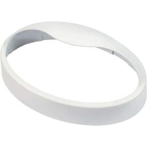 Fme cover per plafoniera ovale 100w bianca