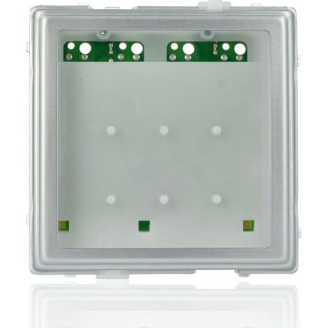URMET 1148/50 - Sinthesi S2, modulo numero civico in alluminio anodizzato, acciaio lucido (1/6)