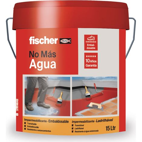 IMPERMEABILIZANTE EMBALDOSABLE TERRACOTA 15L 564134 FISCHER (1/2)