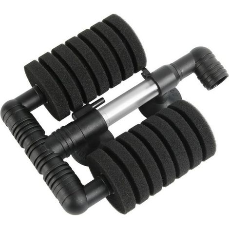 Filtre Éponge Double - Aquarium Bio - Oxygénation Et Filtration Biologique - 2 Pièces (1/5)