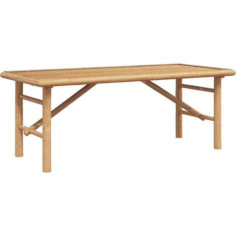 Table basse,Table d'appoint,Table de Salon Marron 110 x 50 x 43 cm Bambou CFW87294 (1/5)