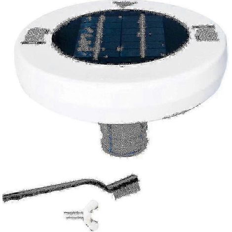 Générateur d'ions solaire pour piscine, outil de nettoyage de piscine solaire, nettoyeur de piscine automatique, générateur d'ions pour piscine Tw (1/5)