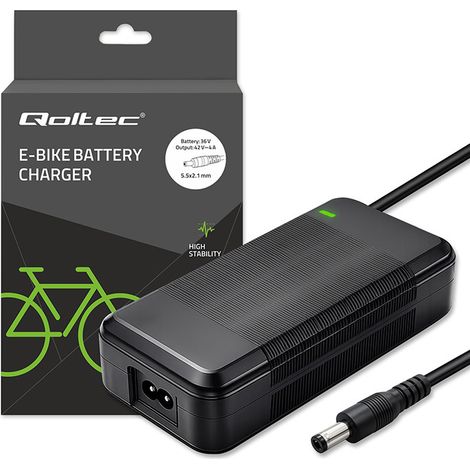Cargador para bicicleta eléctrica 36V 42V 4A 5.5x2.1 (1/5)