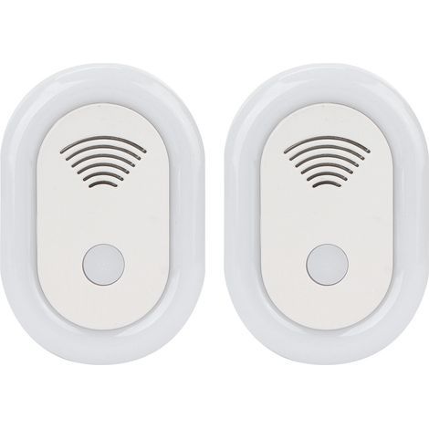 2 Ultraschall-Schädlingsbekämpfer, intelligente Frequenzumwandlung, unbedenklich und sicher, Insektenschutz, 90–250 V EU-Stecker (1/5)