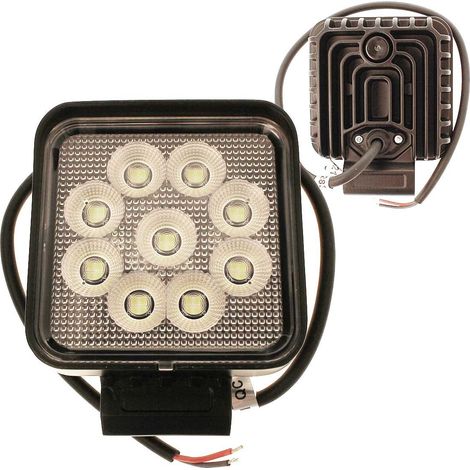 Faro Led da Lavoro Led Work Light Lampada Supplementare Quadrato 4'' 36W 3600LM 12V 24V IP67 6000K (1/3)