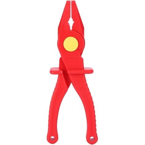 QORVA-Pince coupante en plastique isolée Pince coupante intégrale Outils à main d'électricien pour l'installation d'outils (1/5)