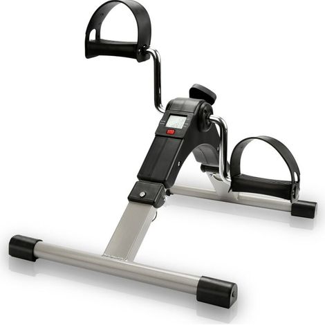 ALOVZE Mini-Heimtrainer, Fahrrad-Beintrainer mit LCD-Display, faltbarer Pedaltrainer, Fahrradtrainer, einfach zu bedienen. (1/4)
