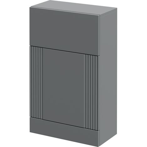 Wholesale Domestic Avant Satin Grey 500mm Toilet Unit (1/5)