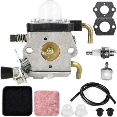 Carburateur Carb pour STIHL HS75, HS80, HS85, pour ZAMA C1Q-S42C C1QS42C Taille-haie Débroussailleuse Moteurs Carb remplace 42261200604, avec Filtre à air, Filtre à Carburant (1/4)
