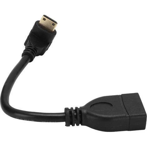 Câble HDMI Mâle vers Femelle 15 cm, Fil de Connexion Portable Haute Définition (1/5)