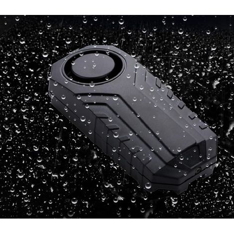 Allarme wireless Meichoon per biciclette e motociclette, sistema di sensori di sicurezza antifurto impermeabile con 7 livelli di sensibilità e 2 telecomandi per auto, scooter e biciclette (1/4)