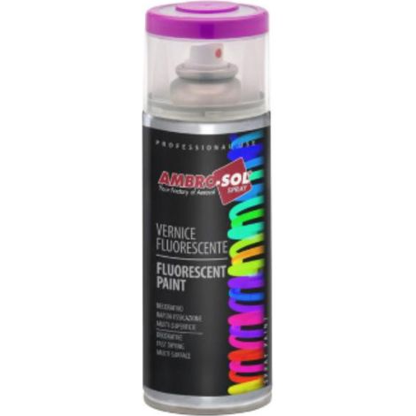 FPLUS spray fluor.verde 400 ml , Es un esmalte que hace las superficies luminosas y visibles a distancia, también con falta de luz. El efecto fluorescente se realza aplicando el sp