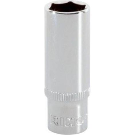 llave vaso cuadradillo 3/8'' boca hexagonal serie larga metrica m-8