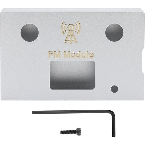 Module Radio FM Numérique DSP/PLL avec Coque en Alliage d'Aluminium pour Électronique Grand Public - Argenté (1/5)