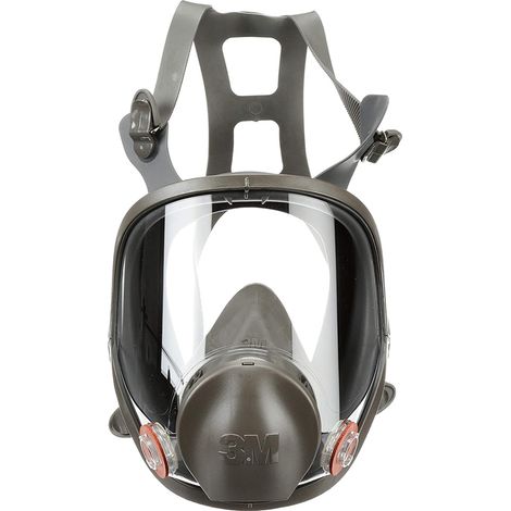 3M – Masque de protection complet S – Silicone et polycarbonate – Normes EN 12942, EN 136, EN 14594, EN 166 – Confort respiratoire optimal