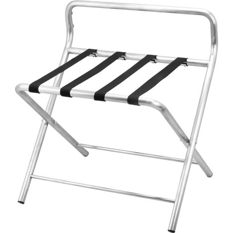 Porte-bagages - Inox - 550x500x630mm - Pliable - 4 sangles - Saro