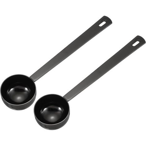 2 cucchiai dosatori da 20 ml, con manico lungo, cucchiaino da caffè per tè macinato, zucchero, cucina, pasticceria, tè nero (1/5)
