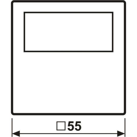 JUNG HOME Pantalla de termostato de ambiente, serie AS/A, blanco alpino BT A 1791 WW