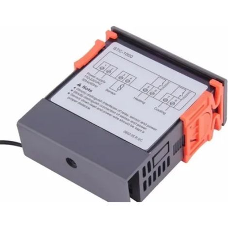 Digitaler Thermostat mit Mikrocomputer, intelligenter Temperaturregler, 220 V, für Aquarien, Brutmaschinen für Meeresfrüchte (1/5)